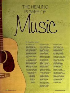 The Healing Power of Music article page 1